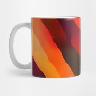 Hot flaming fire gradient - Abstract Geometric Pattern Mug